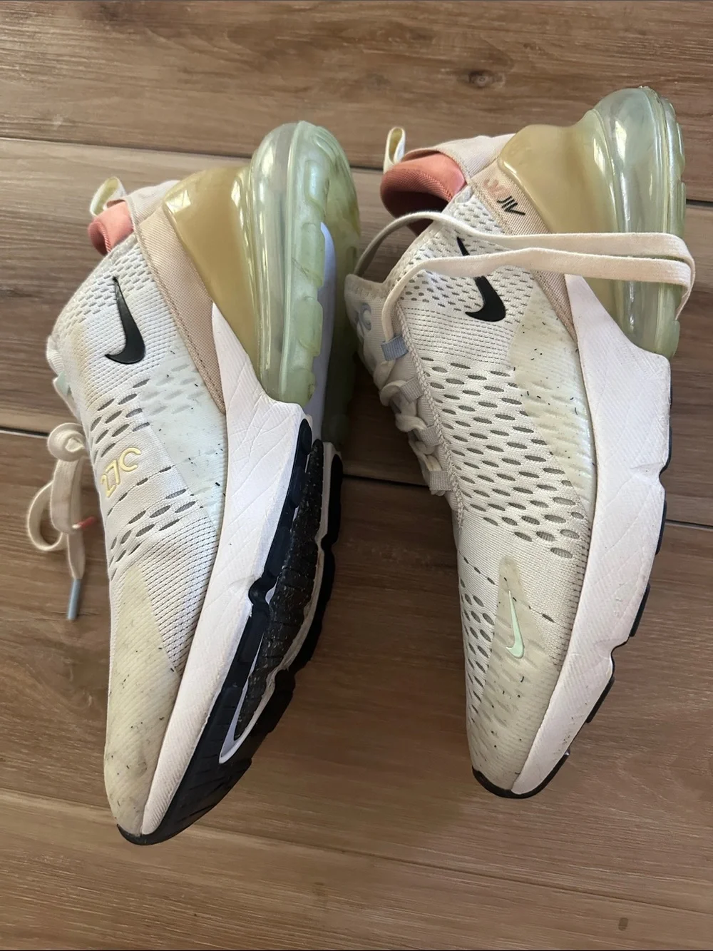 Nike Woman’s Air Max 270 White Sanddrift 12